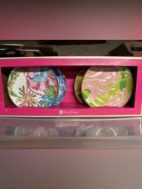 Lilly Pulitzer for Target 7” ceramic plates - NIB